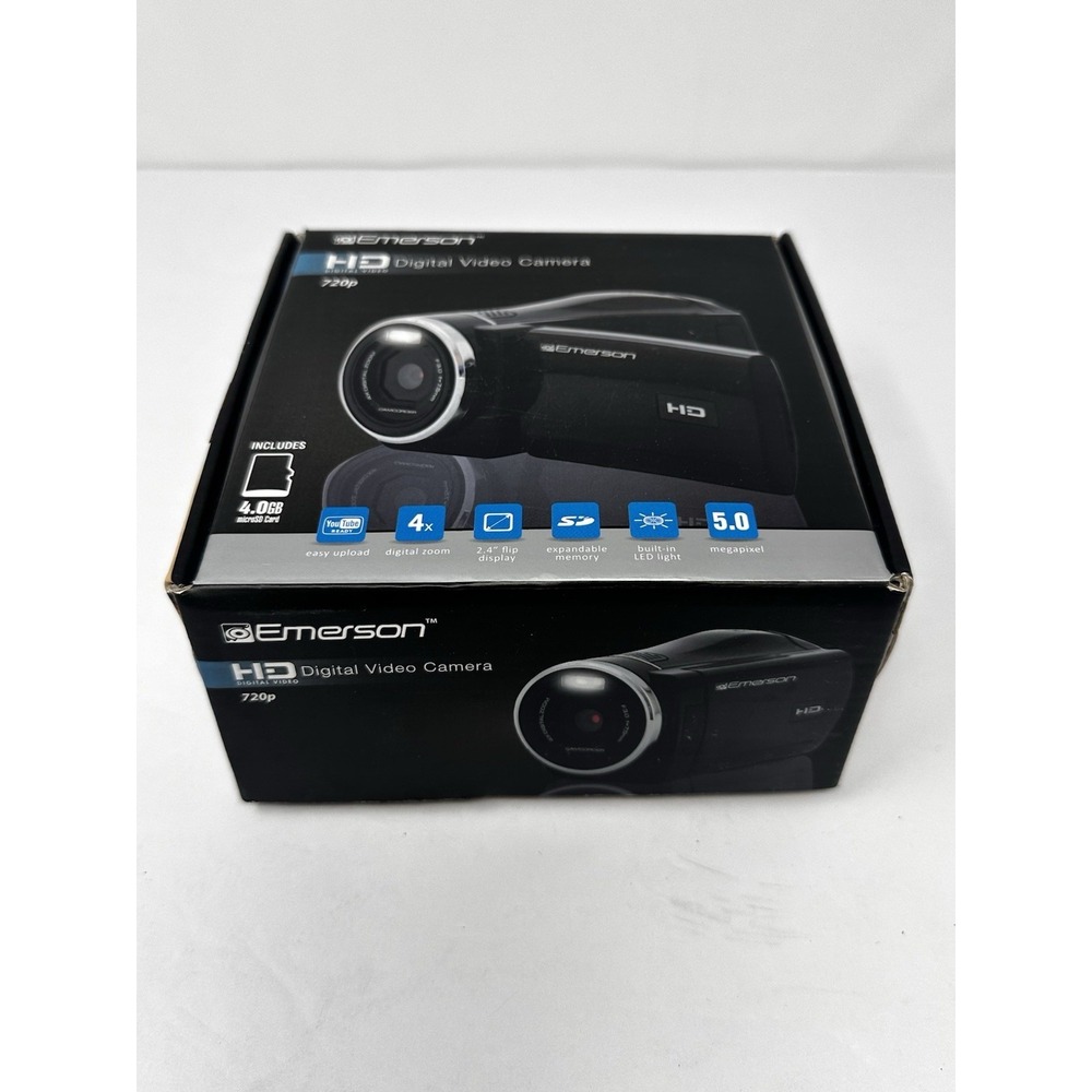 Emerson EVC720-4 HD 720p Digital Camcorder NEW